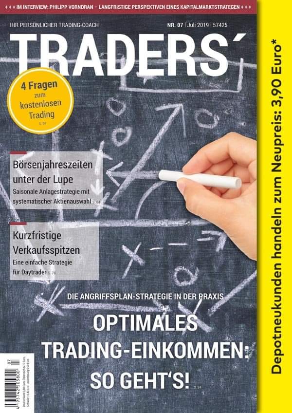 Titelbild TRADERS’ 07/2019 mit APS-Coverstory